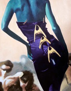 Dibujo arte moderna pintura retrato figura humana en el estilo de escuela en Barcelona El Visor, con enfoque en la creatividad artística y técnicas de dibujo y pintura para estudiantes de arte y cultura visual.